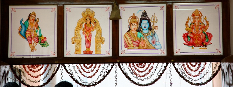 IMG_5294.JPG - These are some Hindu Gods who adorn the window over the main door.